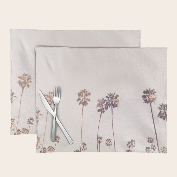 Sunny Cali Palm Trees Placemat Gallery Image 1