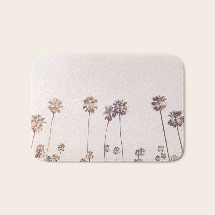 Sunny Cali Palm Trees Bath Mat Gallery Image 1