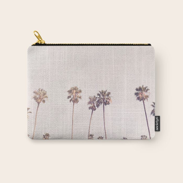 Sunny Cali Palm Trees Carry All Pouch Gallery Image 1