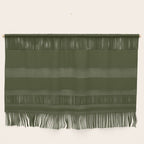 Solid Olive Green Wall Hanging Gallery Image 1