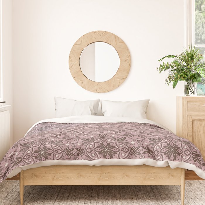 Rustic Pink Serenity Duvet Cover Gallery Image 3