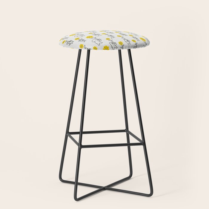 Seed of Hope (Pattern) Stool Gallery Image 1
