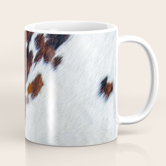 Rustic cow faux fur, cowhide Coffee Mug Gallery Image 1