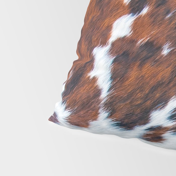 Rustic cow faux fur, cowhide Pillow Sham Gallery Image 4