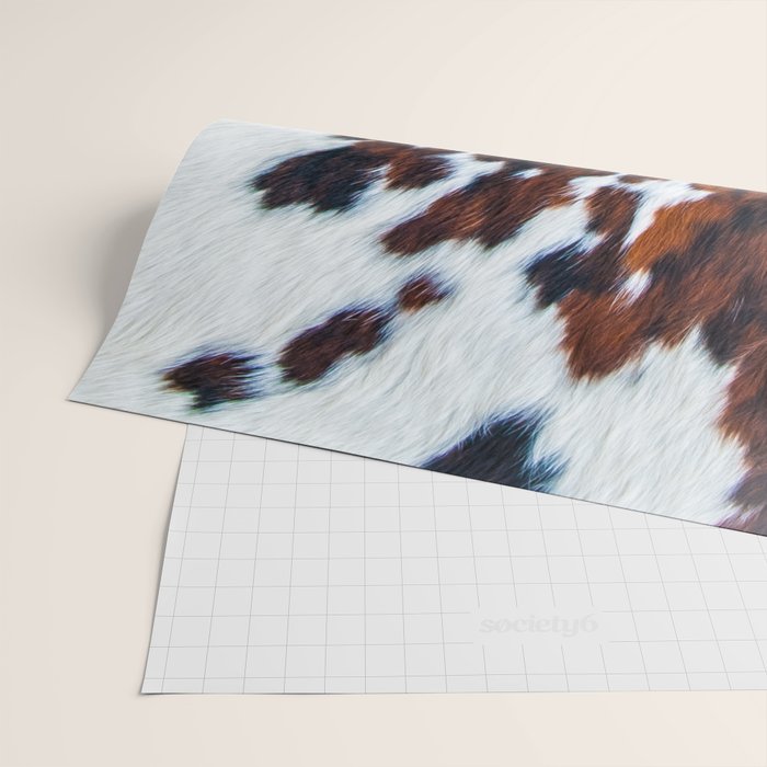Rustic cow faux fur, cowhide Wrapping Paper Gallery Image 2