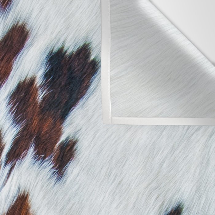 Rustic cow faux fur, cowhide Wall Tapestry Gallery Image 3