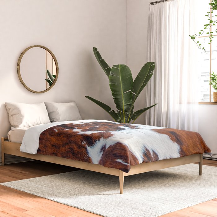 Rustic cow faux fur, cowhide Comforter Gallery Image 2