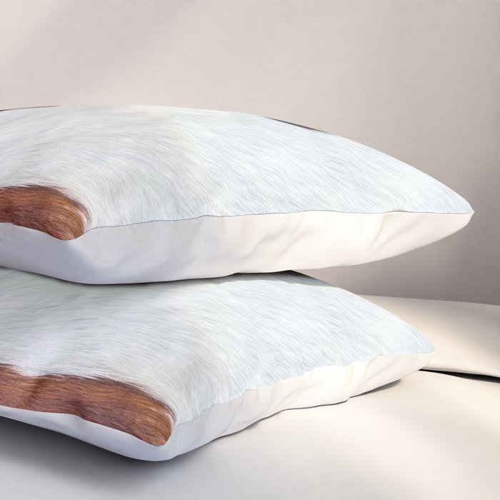 Rustic cow faux fur, cowhide Pillow Sham Gallery Image 3