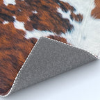 Rustic cow faux fur, cowhide Rug Gallery Image 4