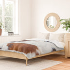 Rustic cow faux fur, cowhide Duvet Cover Gallery Image 2
