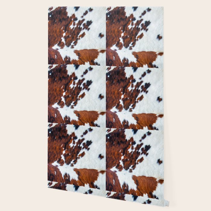 Rustic cow faux fur, cowhide Wallpaper Gallery Image 2