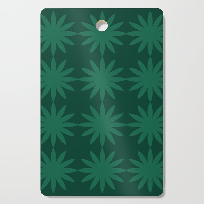 Emerald star flower Cutting Board Gallery Image 1