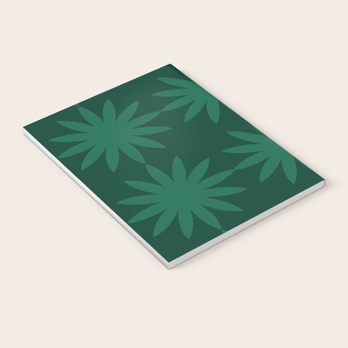 Emerald star flower Notebook Gallery Image 3