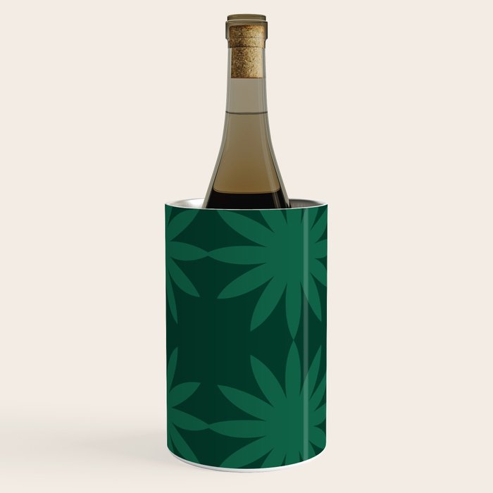 Emerald star flower Wine Chiller Gallery Image 3