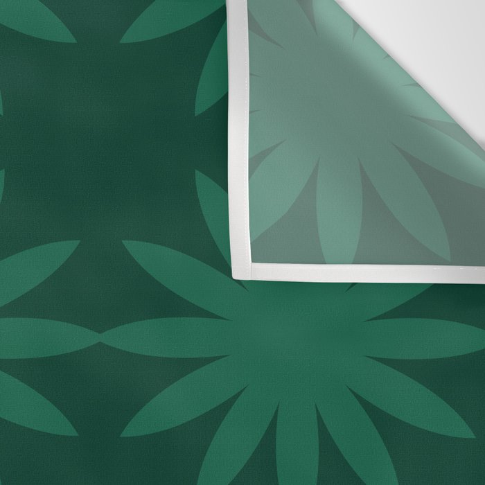 Emerald star flower Wall Tapestry Gallery Image 3