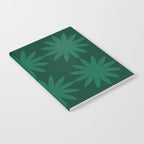 Emerald star flower Notebook Gallery Image 2