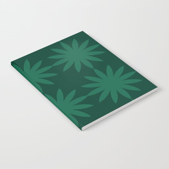 Emerald star flower Notebook Gallery Image 2