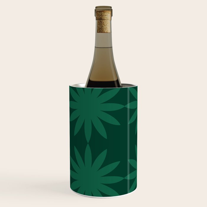 Emerald star flower Wine Chiller Gallery Image 2