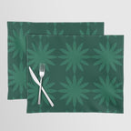 Emerald star flower Placemat Gallery Image 1