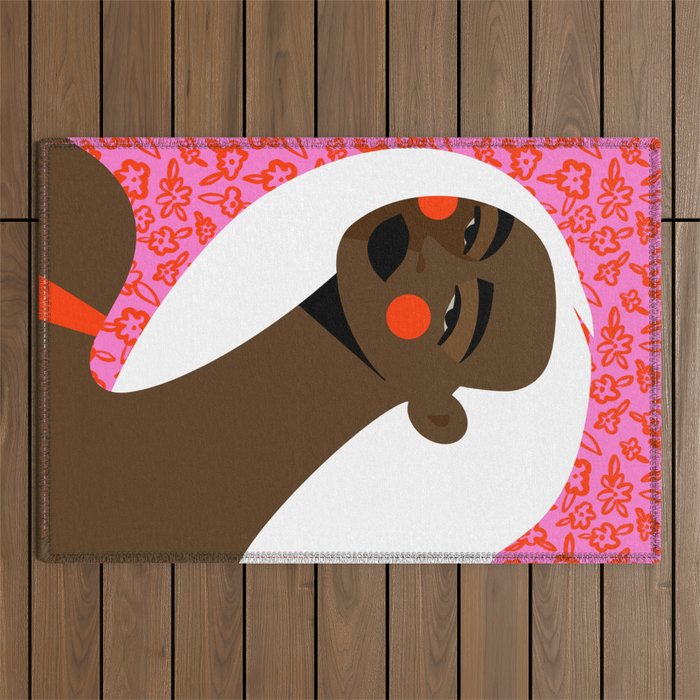 Blossoming Hope Outdoor Rug Gallery Image 1