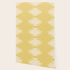 Geometric Southwestern Minimalism - Bright Golden Yellow Wallpaper Gallery Image 2