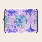 Tie Dye - Lavender and Turquoise  Laptop Sleeve Gallery Image 1