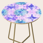 Tie Dye - Lavender and Turquoise  Side Table Gallery Image 2