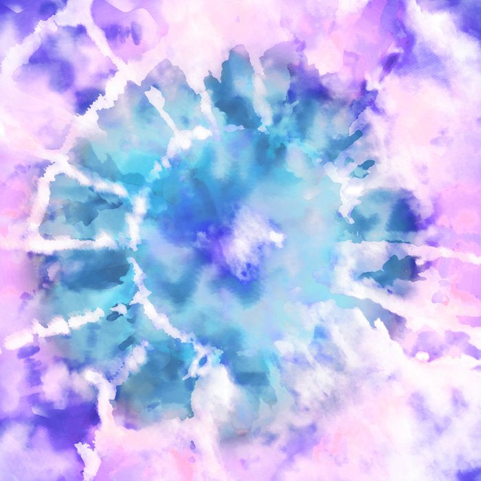Tie Dye - Lavender and Turquoise  Coffee Mug Gallery Image 2