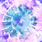 Tie Dye - Lavender and Turquoise  Coffee Mug Gallery Image 2
