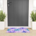 Tie Dye - Lavender and Turquoise  Welcome Mat Gallery Image 3