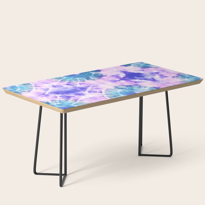 Tie Dye - Lavender and Turquoise  Coffee Table Gallery Image 1