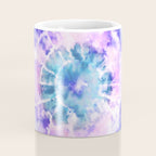 Tie Dye - Lavender and Turquoise  Coffee Mug Gallery Image 4