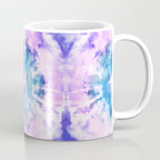 Tie Dye - Lavender and Turquoise  Coffee Mug Gallery Image 1