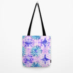 Tie Dye - Lavender and Turquoise  Tote Bag Gallery Image 2