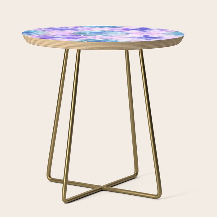 Tie Dye - Lavender and Turquoise  Side Table Gallery Image 1
