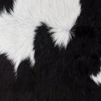 Black Cowhide, Cow Skin Print Pattern, Modern Cowhide Faux Leather Coffee Mug Gallery Image 2