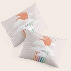 Colorful rain Pillow Sham Gallery Image 3