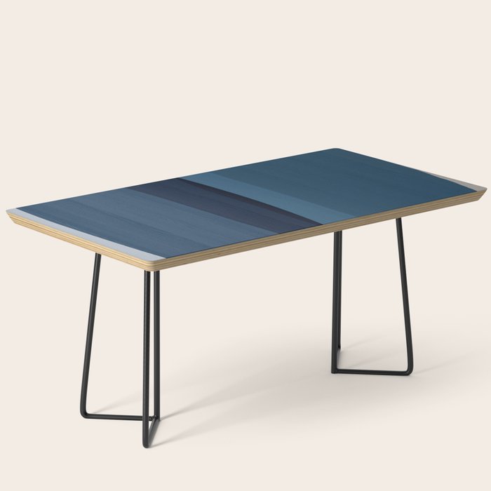 Modern Blue, Blue Painting, Blue Ombre Coffee Table Gallery Image 1