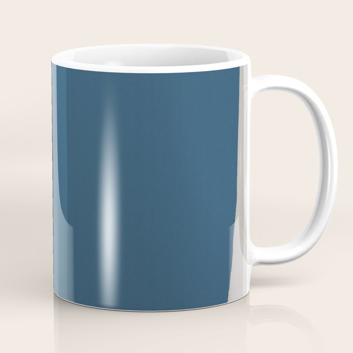 Modern Blue, Blue Painting, Blue Ombre Coffee Mug Gallery Image 1