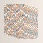 Tangerine Lattice Dreams Wrapping Paper Gallery Image 3
