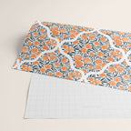 Tangerine Lattice Dreams Wrapping Paper Gallery Image 2