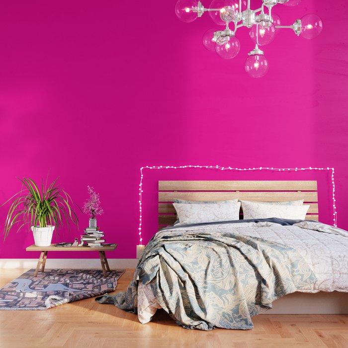 Solid neon pink  Wallpaper Gallery Image 1