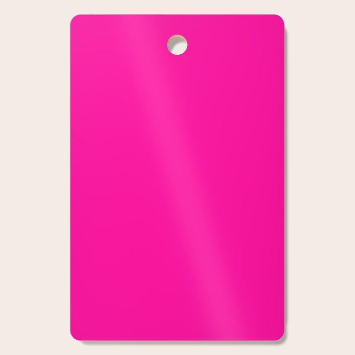 Solid neon pink  Cutting Board Gallery Image 1