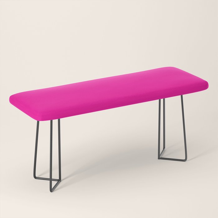 Solid neon pink  Bench Gallery Image 1