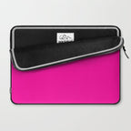 Solid neon pink  Laptop Sleeve Gallery Image 2