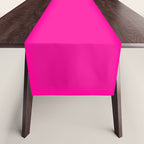 Solid neon pink  Table Runner Gallery Image 1