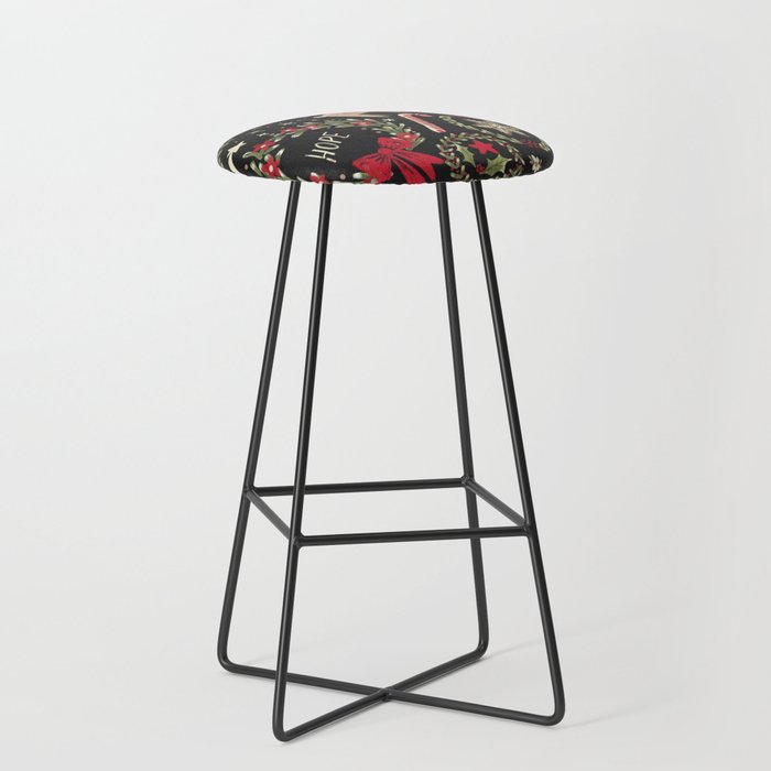 Magical Christmas - Black Stool Gallery Image 1