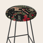 Magical Christmas - Black Stool Gallery Image 2
