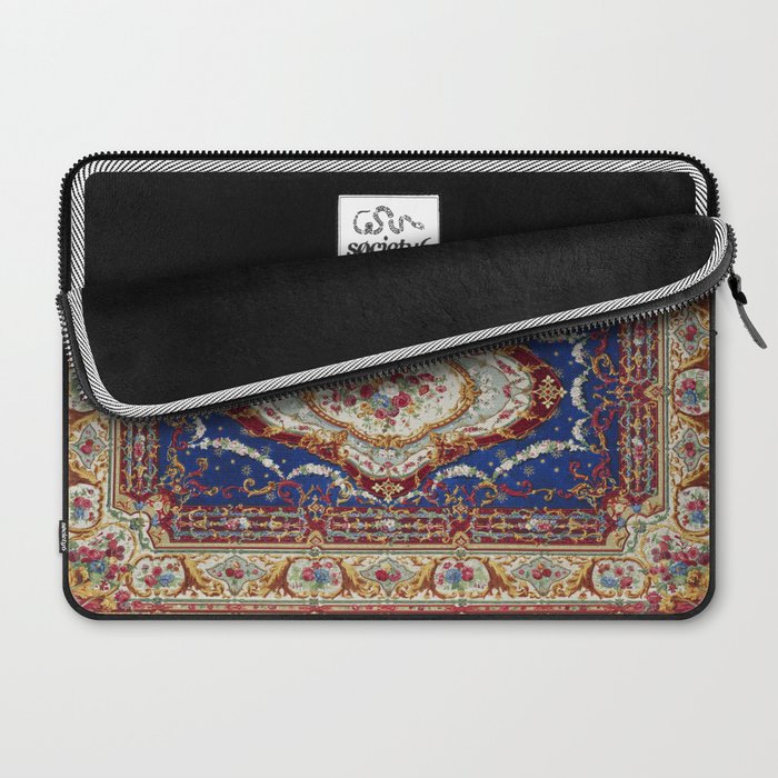 Wonderfully Detailed Persian Rug Oriental Victorian Style Carpet Design Laptop Sleeve Gallery Image 2