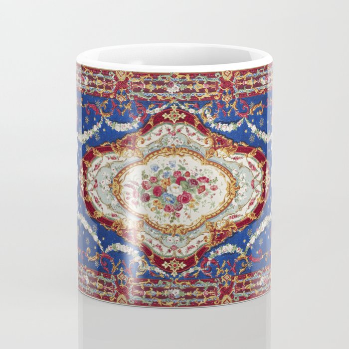 Wonderfully Detailed Persian Rug Oriental Victorian Style Carpet Design Coffee Mug Gallery Image 4